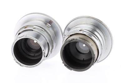 Lot 596 - A Pair of Collapsible Lenses, Contax Mount