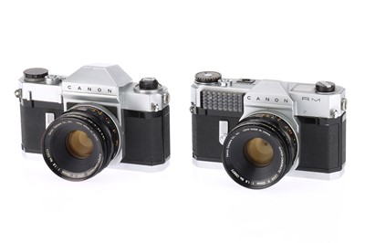 Lot 538 - A Pair of Canonflex 35mm SLR Cameras