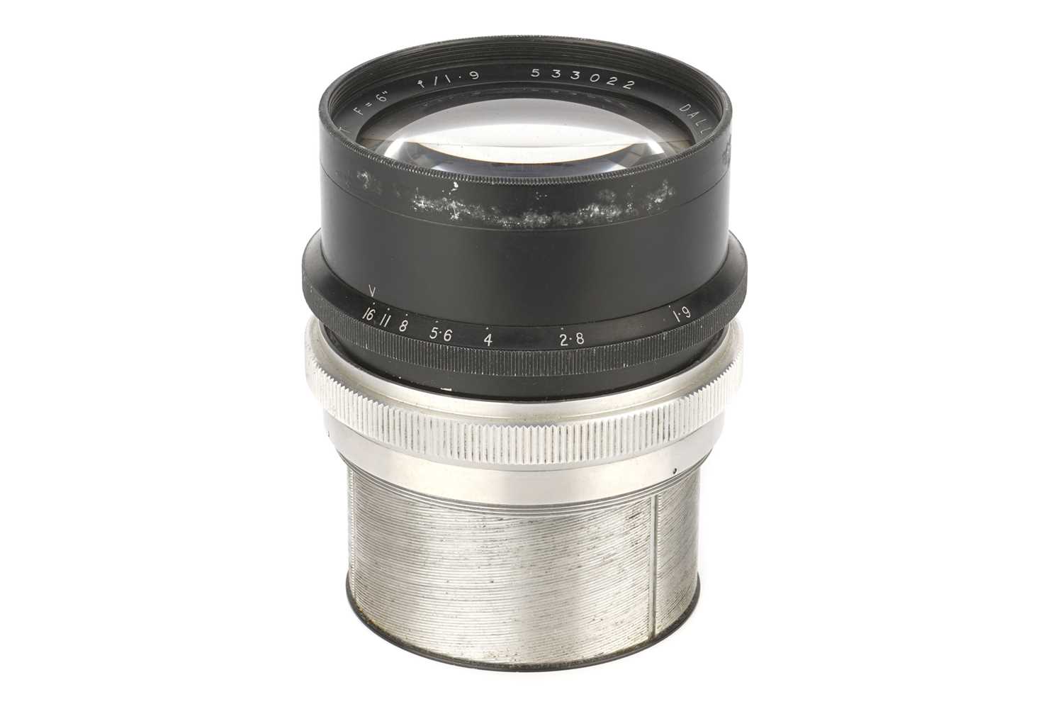 Lot 220 - A Dallmeyer Super Six f/1.9 6" Lens