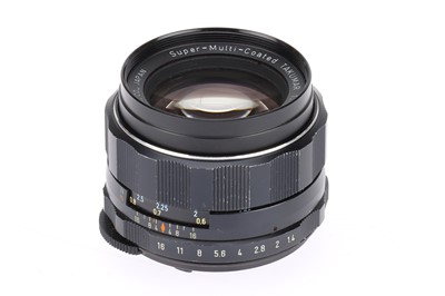 Lot 610 - A Super-Multi-Coated Takumar f/1.4 50mm Prime Lens