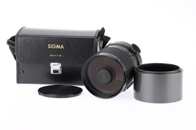 Lot 607 - A Sigma Mirror-Telephoto f/8 600mm Reflector Lens