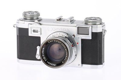 Lot 107 - A Contax II 35mm Rangefinder Camera