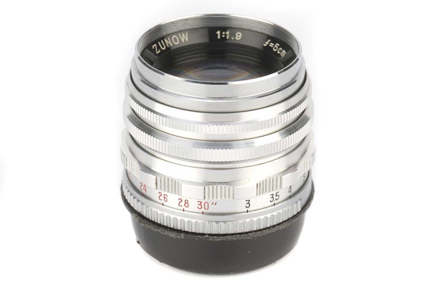 Lot 224 - A Zunow Opt. Zunow f/1.9 50mm Lens