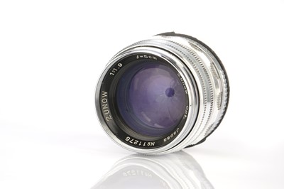 Lot 224 - A Zunow Opt. Zunow f/1.9 50mm Lens