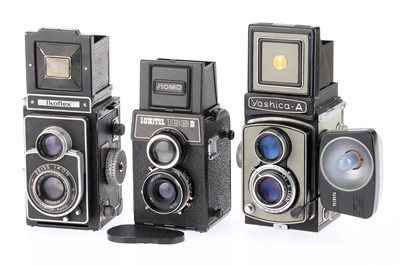 Lot 380 - A Group of Medium Format TLR Cameras