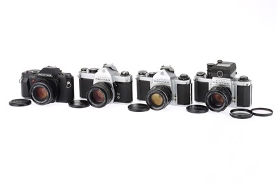 Lot 352 - A Group of Pentax 35mm SLR Cameras