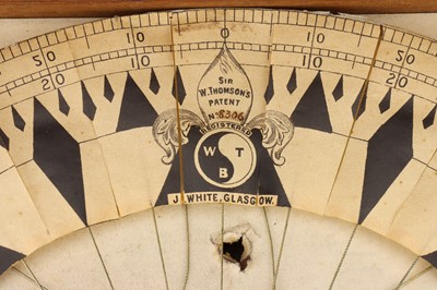 Lot 1125 - Thomson's Pattern Dry Card Compass, By James White