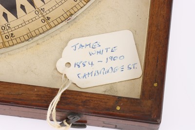 Lot 1125 - Thomson's Pattern Dry Card Compass, By James White