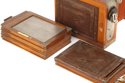 Lot 229 - A Contessa Nettel Deckrullo-Nettel Tropen 9x12cm Camera