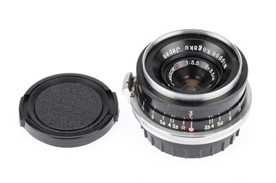 Lot 862 - A Nippon Kogaku (Nikon) W-Nikkor-C f/3.5 3.5cm (35mm) Lens