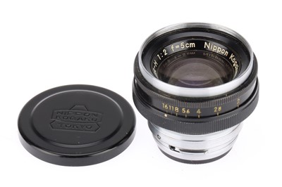 Lot 863 - A Nippon Kogaku (Nikon) Nikkor-H f/2 5cm (50mm) Lens