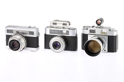 Lot 293 - A Group of Zeiss Ikon 35mm Film Cameras