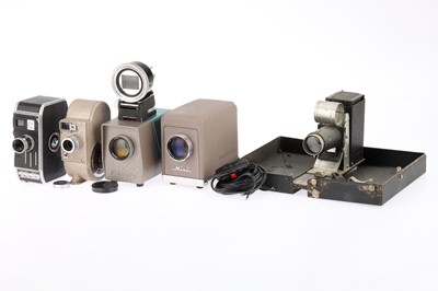 Lot 873 - A Selection of Cine Projectors and Cameras