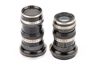 Lot 853 - Two Carl Zeiss Jena Rangefinder Camera Lenses