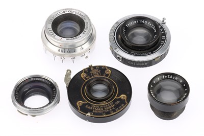 Lot 838 - A Selection of Small Camera Lenses