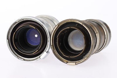 Lot 851 - Two Carl Zeiss Jena Sonnar f/4 135mm Rangefinder Lenses