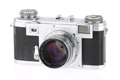 Lot 115 - A Zeiss Ikon Contax IIa 35mm Rangefinder Camera