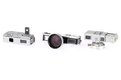 Lot 456 - A Selection of Ultra Miniature Film Cameras