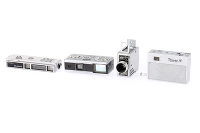 Lot 457 - A Selection of Ultra Miniature Film Cameras