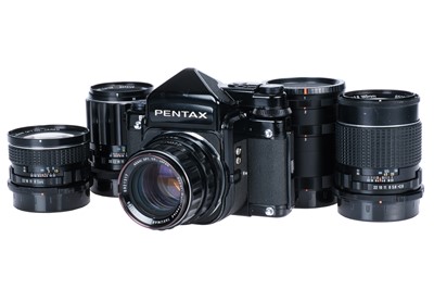 Lot 219 - An Asahi Pentax 67 Medium Format SLR Outfit