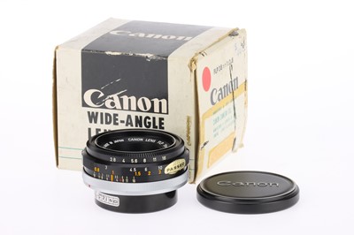 Lot 786 - A Canon FLP f/2.8 38mm Prime Lens for Pellix