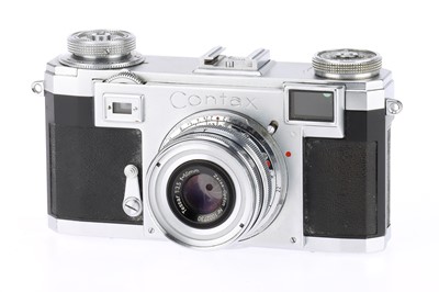 Lot 112 - A Zeiss Ikon Contax IIa Rangefinder Camera