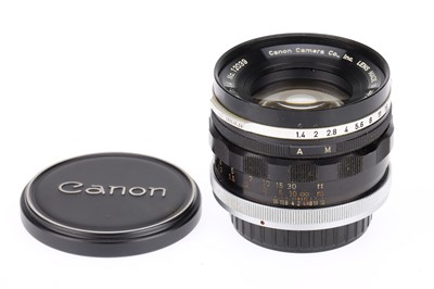 Lot 781 - A Canon FL f/1.4 50mm SLR Camera Lens