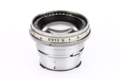 Lot 759 - A Carl Zeiss Jena Sonnar f /2 5cm Camera Lens