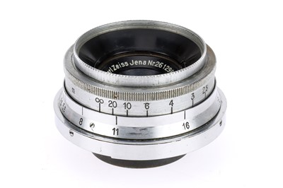 Lot 760 - A Carl Zeiss Jena Orthometar f/4.5 3.5cm Camera Lens