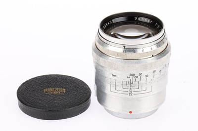 Lot 766 - A Zeiss-Opton Sonnar T f/2 85mm Camera Lens