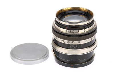 Lot 770 - A Carl Zeiss Jena Sonnar f/2 8.5cm Camera Lens