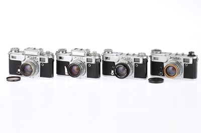 Lot 283 - A Selection of Kiev Rangefinder Cameras