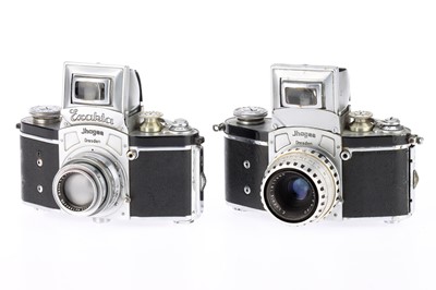 Lot 284 - A Pair of Ihagee Exakta 35mm SLR Cameras