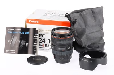 Lot 285 - A Canon EF f/4L 24-105mm Zoom Lens