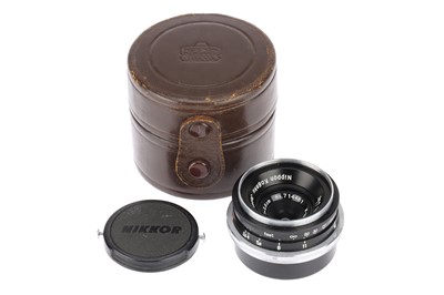 Lot 804 - A Nikon W-Nikkor.C f/3.5 2.8cm Lens