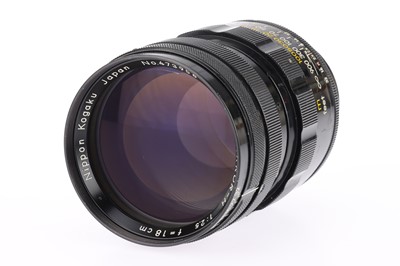 Lot 795 - A Nippon Kogaku Nikkor-H f/2.5 18cm Camera Lens