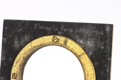 Lot 891 - A Ross Orthographic Brass Lens