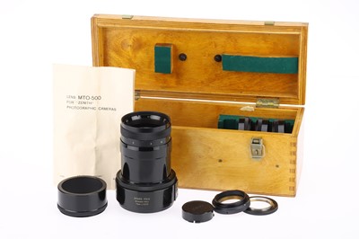 Lot 821 - An MTO f/8 500mm Reflector Lens Marked Brussels Grand Prix 1958