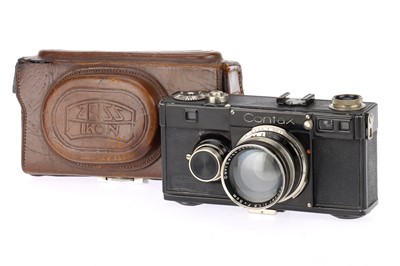 Lot 119 - A Zeiss Ikon Contax I(c) 35mm Rangefinder Camera