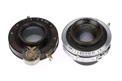 Lot 682 - A Pair of Ross Large format Lenses and Shutters