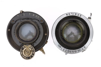 Lot 682 - A Pair of Ross Large format Lenses and Shutters