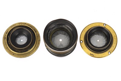 Lot 683 - A Selection of Ross Brass Lenses