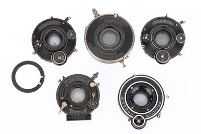Lot 690 - A Selection of Large Format Lenses and Shutters