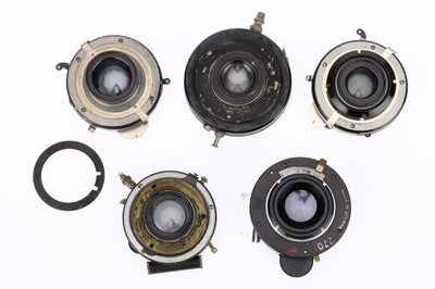 Lot 690 - A Selection of Large Format Lenses and Shutters