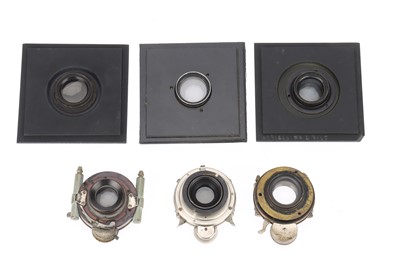 Lot 699 - A Selection of Lenses in Pneumatic Shutters