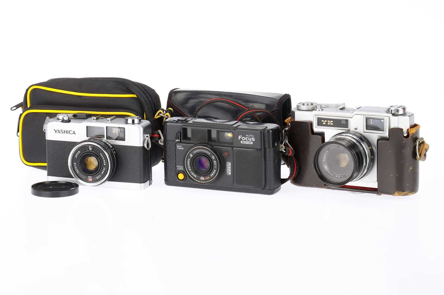 Lot 246 - A Group of Yashica 35mm Film Cameras