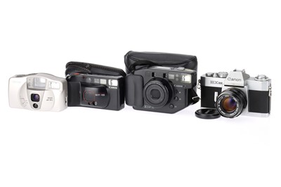 Lot 329 - A Selection of Canon 35mm Film Cameras