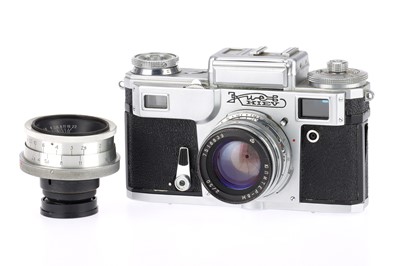 Lot 170 - A Kiev 4 Rangefinder Camera Outfit