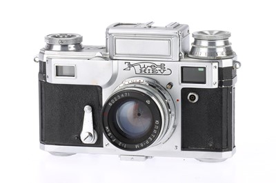 Lot 62 - A Kiev IIIa Rangefinder Camera