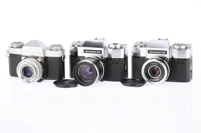 Lot 166 - A Selection of Zeiss Ikon Contaflex Cameras